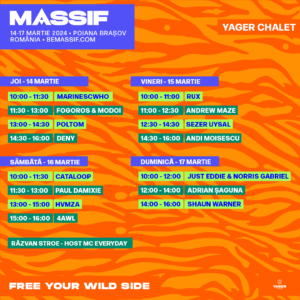 Festivalul Massif anunță programul complet pe zile | MyTex.ro