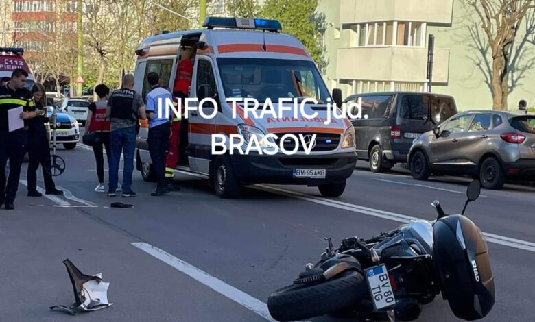 Ultima oră. Accident de motocicletă și în Răcădău 7 Accident | MyTex.ro