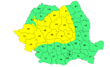 Județul Brașov - sub cod galben de furtuni / Perioada / Se anunță și ninsori 3 Județul Brașov - sub cod galben de furtuni | MyTex.ro