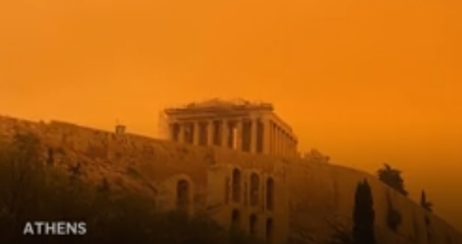 Grecia a devenit portocalie / Au reapărut incendiile de vegetație 5 Grecia a devenit portocalie | MyTex.ro