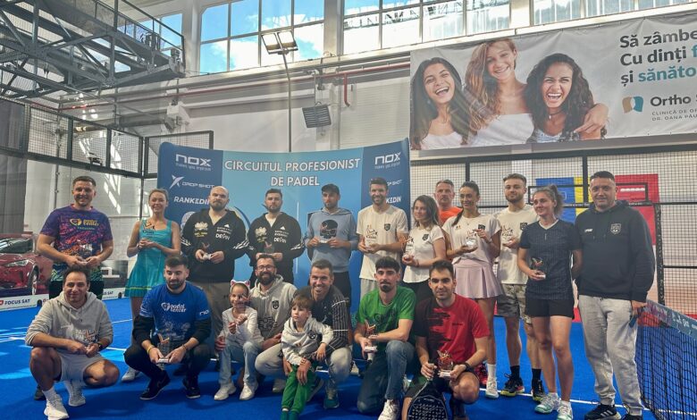 Braşovenii au dominat etapa a treia a Circuitului Profesionist de padel | MyTex.ro