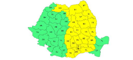 Brașovul - sub cod galben de vreme rea 3 Brașovul - sub cod galben de vreme rea | MyTex.ro