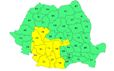 Cod galben de furtuni și pentru județul Brașov 3 Cod galben de furtuni și pentru județul Brașov | MyTex.ro