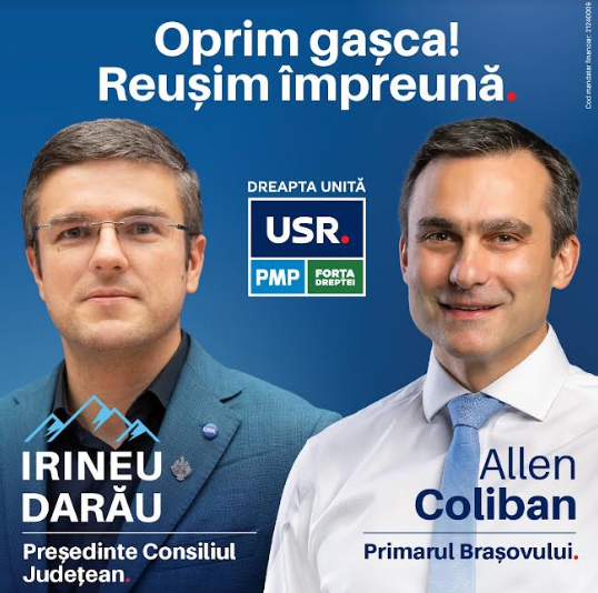 Publicitate electorală USR: Irineu Darău: „Nu ne e frică nici de interlopi, nici de amenințări. Disperarea lor e mare, noi mergem până la capăt” 7 | MyTex.ro