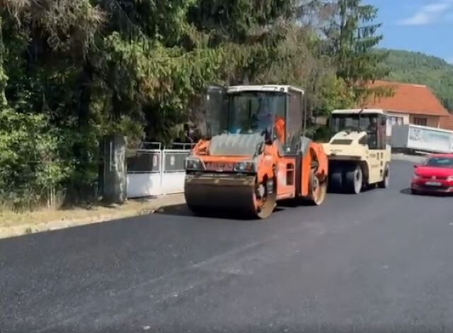 Au început asfaltările pe DN73F | MyTex.ro