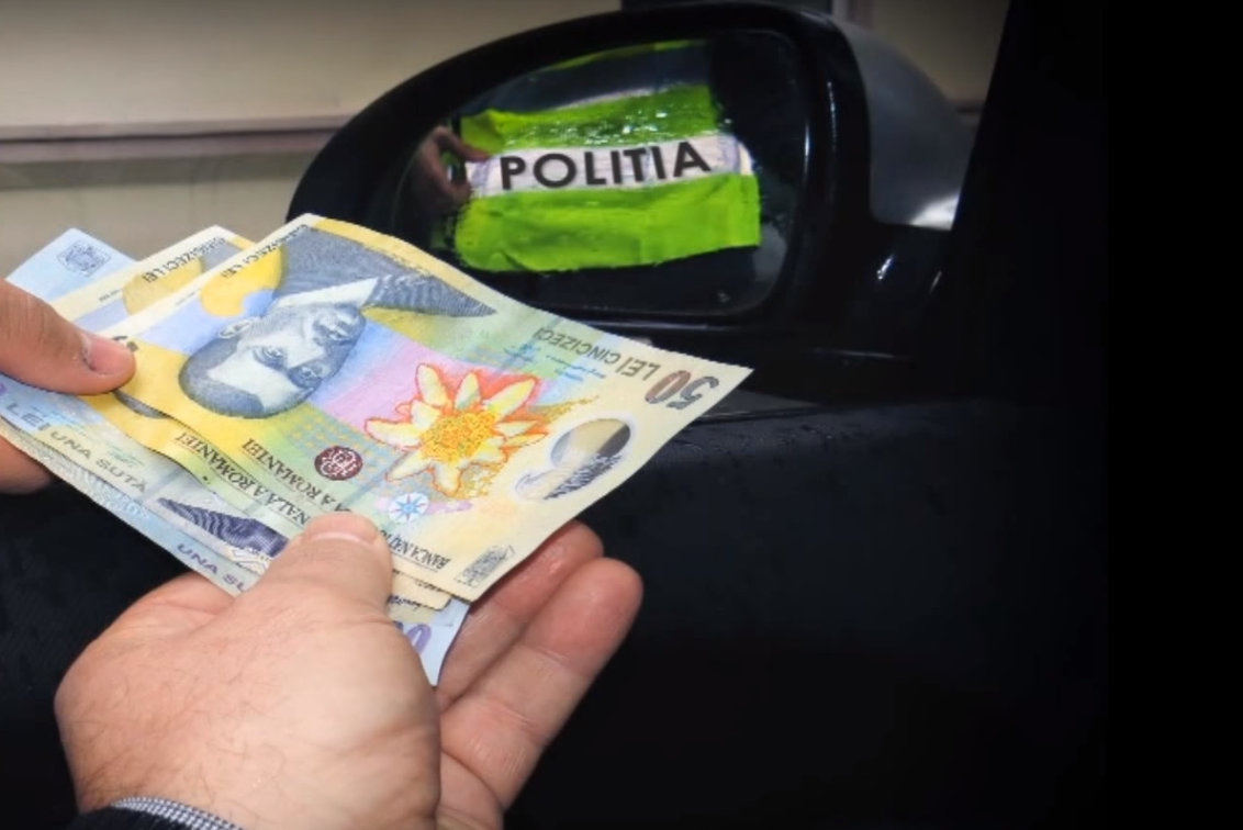 Șoferul unui BMW X7, cercetat pentru dare de mită. Câți bani ar fi oferit unui polițist pentru a scăpa de amendă