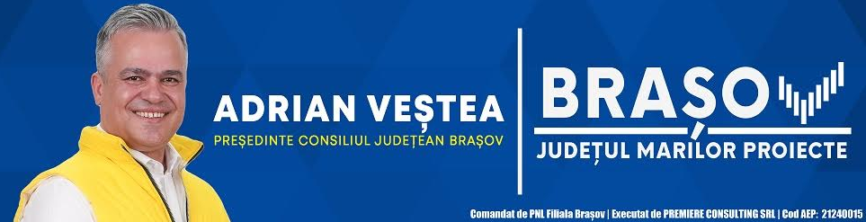 Publicitate electorală PNL: Adrian Veștea – viziune europeană îndrăzneață asupra Brașovului 7 | MyTex.ro