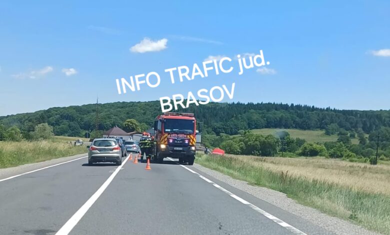 Accident cu două victime pe DN 1, în județul Brașov 3 Accident | MyTex.ro