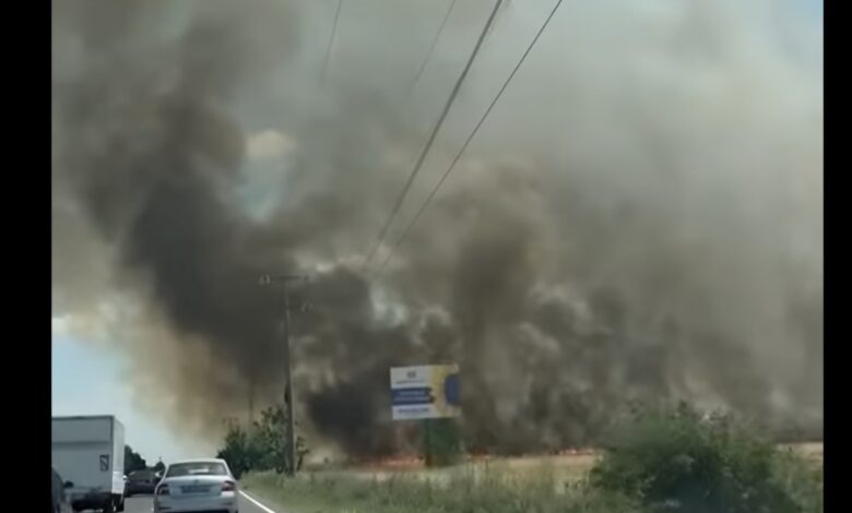 Ultima oră. Traficul pe DN 1 Brașov - Ploiești, afectat de un incendiu (video) 3 Traficul | MyTex.ro