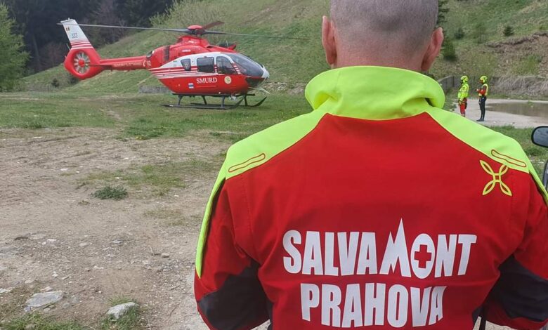 Turist adus cu elicopterul la Spitalul de Urgență Brașov 3 Turist | MyTex.ro