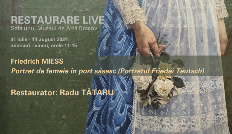 O operă de artă va fi restaurată live la Muzeul de Artă Brașov 3 O operă de artă va fi restaurată live la Muzeul de Artă Brașov | MyTex.ro