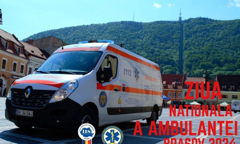 Ambulanțe din toată țara, marș festiv pe străzile Brașovului 3 Ambulanțe din toată țara | MyTex.ro