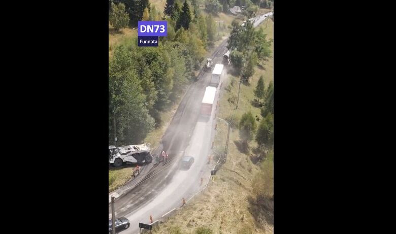 „Mobilizare foarte bună pe DN 73, între Brașov și Fundata” / Cum decurg lucrările de modernizare (video) 3 DN 73 | MyTex.ro