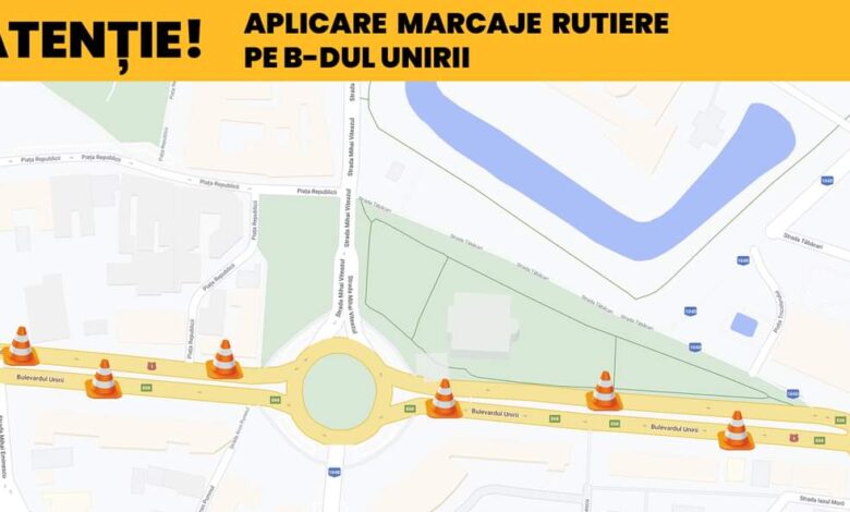 Restricție în trafic, la noapte, pe Bulevardul Unirii din Făgăraș 3 Restricție | MyTex.ro