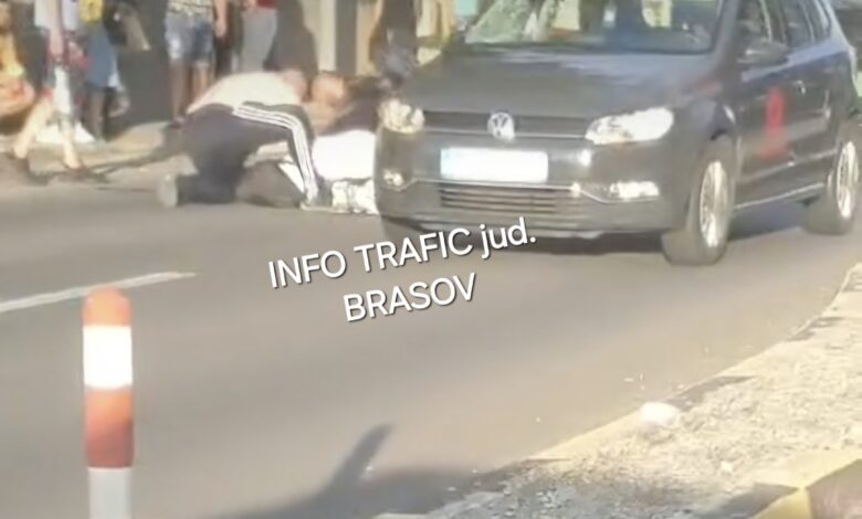 Pieton rănit grav de un autovehicul, în Ghimbav 3 Pieton | MyTex.ro