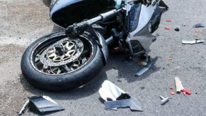 Accident moto