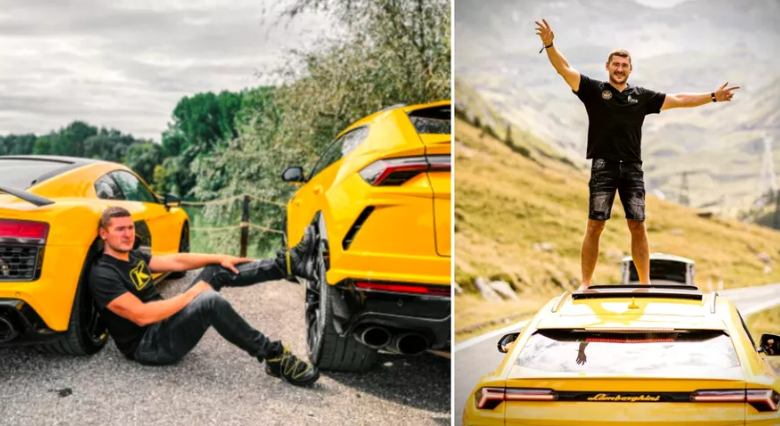 Update. Călin Donca e șocat că Lamborghini-ul său a ajuns pe site-ul Poliției / Daună de peste 1 milion de euro numai cu mașinile 3 Update | MyTex.ro