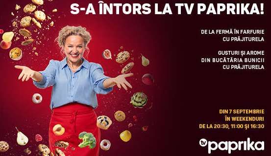 Digi a anunțat două noi emisiuni culinare la TV Paprika 3 Digi a anunțat două noi emisiuni culinare la TV Paprika | MyTex.ro