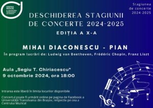 Stagiune de concerte gratuite la Universitatea Transilvania | MyTex.ro