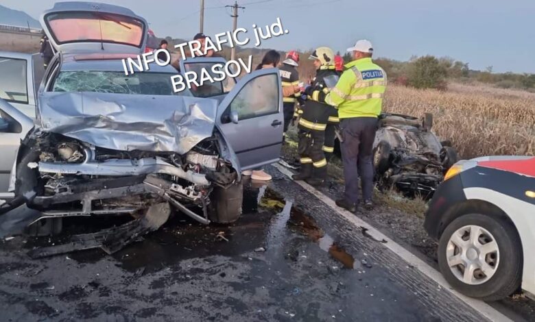 Update. Patru victime în urma accidentului de pe DN 11 Brașov - Lunca Câlnicului 3 Patru | MyTex.ro