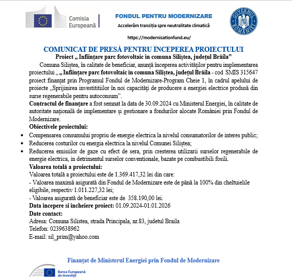 comunicat | MyTex.ro
