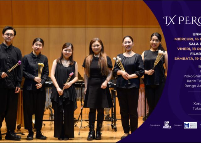 Concert și Masterclass de percuție cu artiști japonezi | MyTex.ro