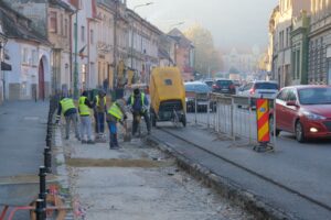 Lucrările de pe strada Lungă au fost reluate | MyTex.ro