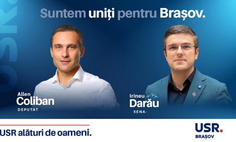 Publicitate electorală USR - „Deblocarea” Brașovului a început prin blocarea noului PUG. Se întăresc suspiciunile privind asaltul rechinilor imobiliari. 11 | MyTex.ro