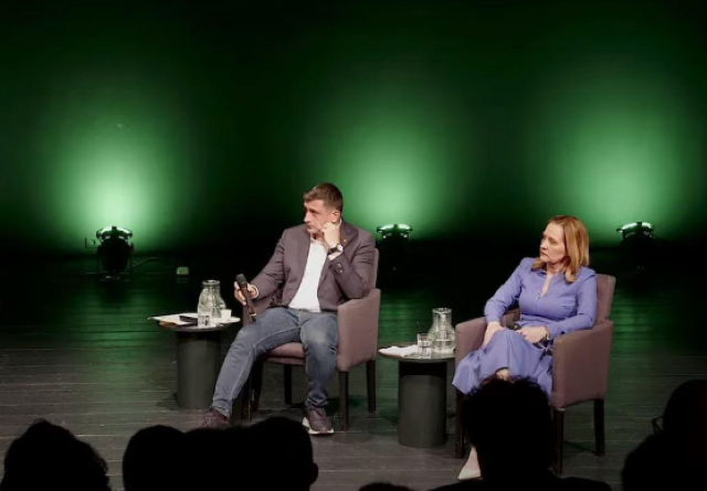 Elena Lasconi și George Simion, față în față la Micutzu 3 Elena Lasconi și George Simion | MyTex.ro