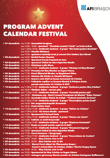 Advent Calendar Festival la AFI Brașov 7 | MyTex.ro