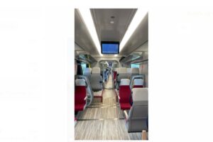 Noul tren electric începe oficial cursele pe ruta | MyTex.ro
