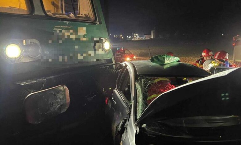 Accident soldat cu cinci victime, pe calea ferată, în Mureș 3 accident | MyTex.ro