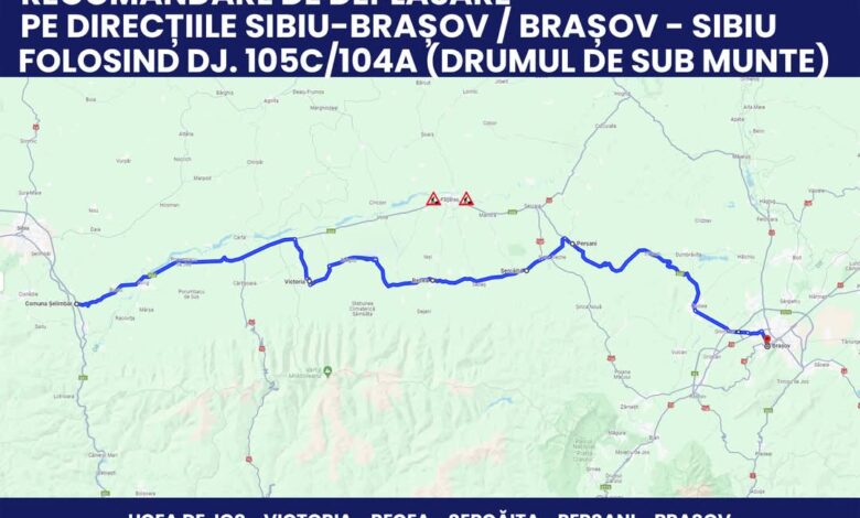 Oraș din județul Brașov, de evitat în perioada următoare! 3 Oraș | MyTex.ro