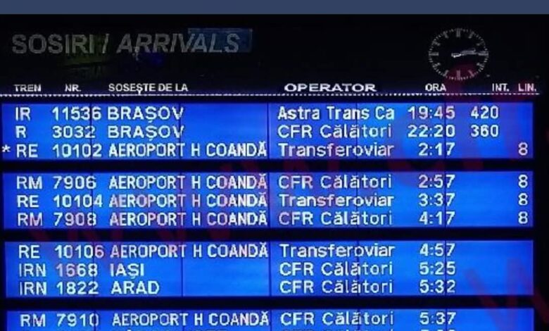 Întârzieri și de șapte ore la trenurile București-Brașov și retur 3 Întârzieri | MyTex.ro