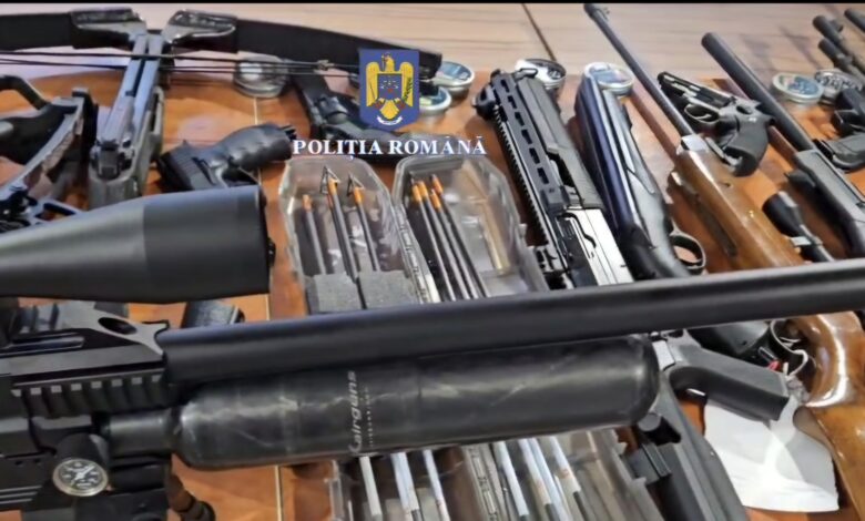 Peste 4.500 de arme scoase din circuit și confiscate de Poliția Română, în 2025 3 Arme | MyTex.ro