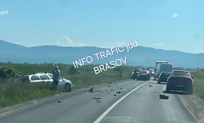 Ultima oră. Accident cu trei victime, între Brașov și Tărlungeni! 3 accident | MyTex.ro