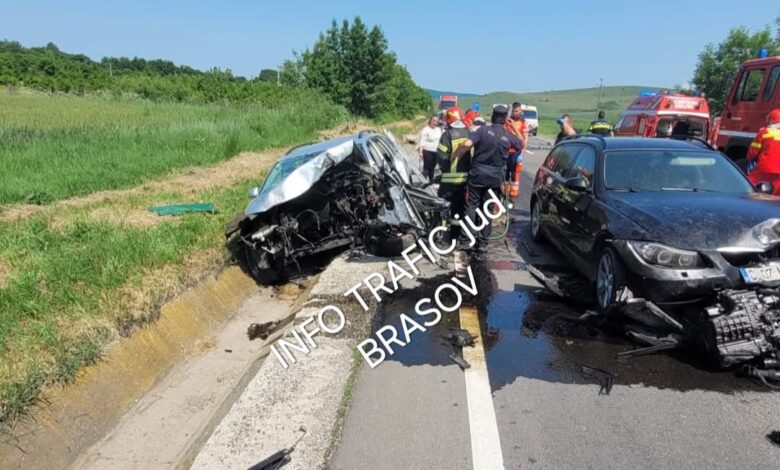 Ultima oră. Accident cu victime, una decedată, pe DN 13! Posibil de la o depășire... 3 Accident | MyTex.ro