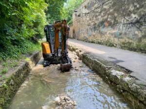 Pârâul Graft intră în etapa finală de decolmatare | MyTex.ro