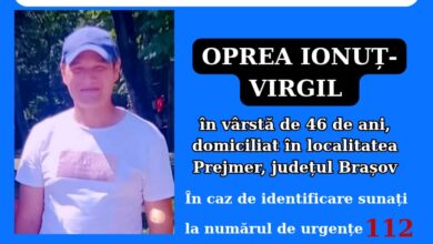 Bărbat dispărut