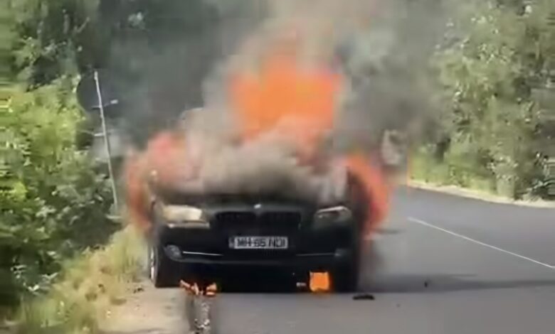 Un BMW a luat foc la o zi după ce a fost cumpărat cu 11.000 de euro 3 BMW | MyTex.ro