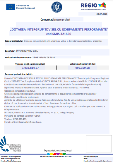 Comunicat lansare proiect 9 | MyTex.ro