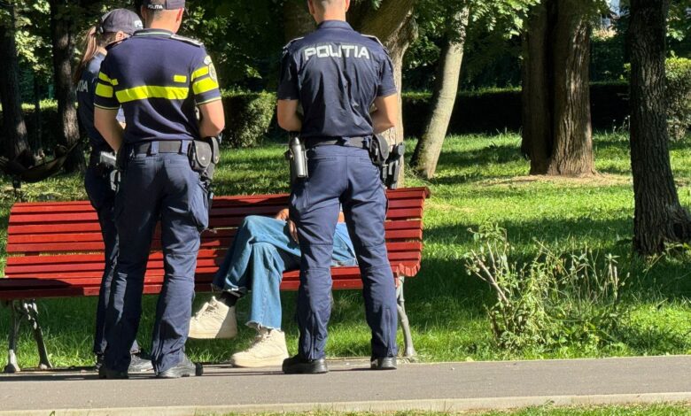 Echipaje de poliție, „descindere" la ZOO Brașov și în parcuri (foto) 15 Poliție parc