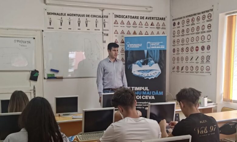 Ofițerii DGA, acțiune la o școală de șoferi din Brașov 3 DGA - școală de șoferi