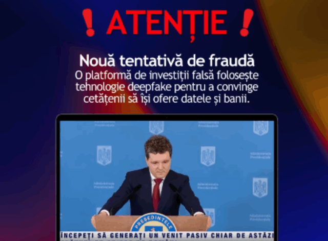 Avertizare DNSC: Fraudă de tip „investiţii rapide” 3 Avertizare DNSC | MyTex.ro