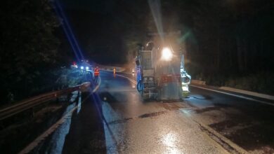 Asfaltări pe timp de noapte pe DN1 | MyTex.ro