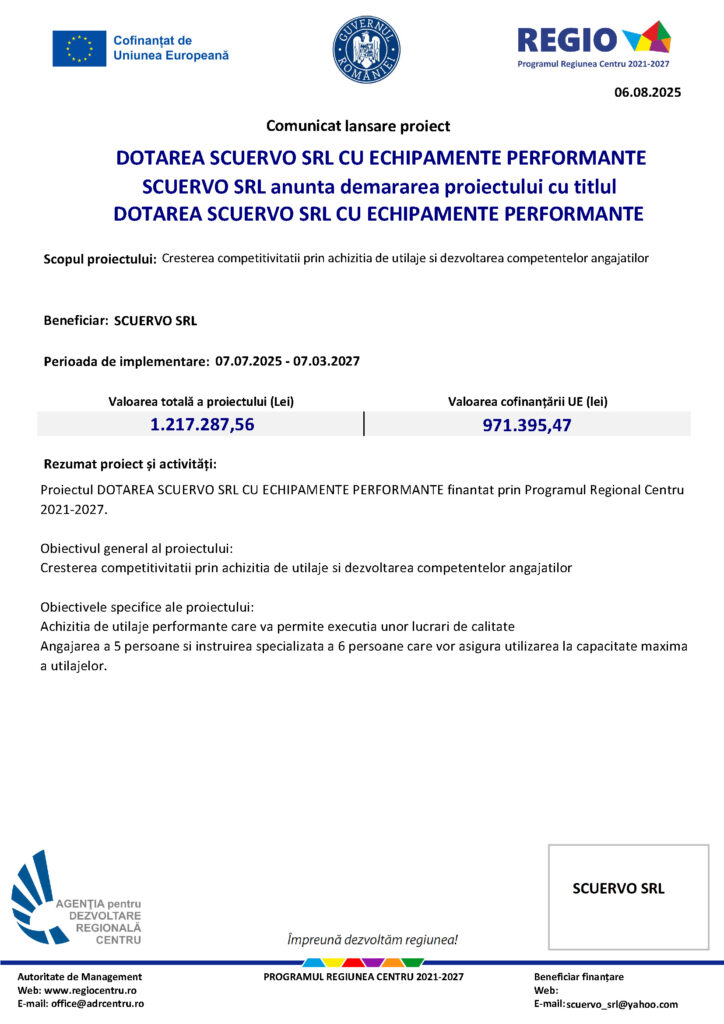 Comunicat | MyTex.ro