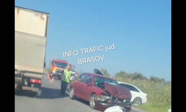 Accident cu două victime pe DN 1, în județul Brașov! 3 accident | MyTex.ro