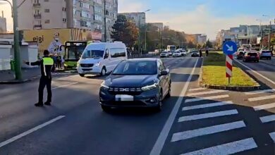 Controale de amploare, astăzi, inclusiv cu radare, în zona trecerilor de pietoni din Brașov 6 controale trecere de pietoni