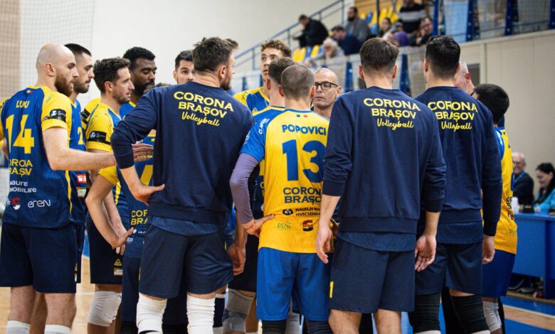 Corona Braşov, start dezastruos în Divizia A1 la volei masculin. Fetele merg „ceas” 1 Corona Braşov