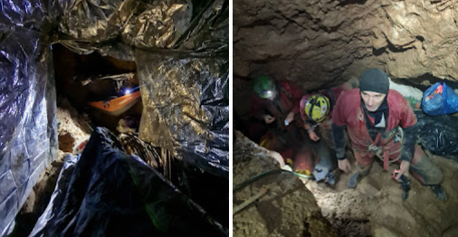 Nou record naţional de adâncime al unei peşteri - în judeţul Braşov 7 Nou record naţional | MyTex.ro